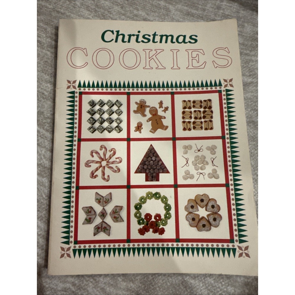 Vintage 1986 Oxmoor House Christmas Cookies Cookbook Recipes Cooking